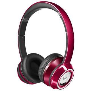MONSTER 魔声 N-TUNE 耳罩式头戴式有线耳机 糖果红 3.5mm