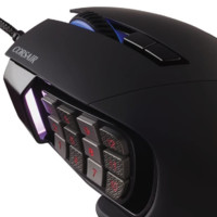 CORSAIR 海盗船 SCIMITAR RGB 执法者 有线鼠标 12000DPI RGB 黑色