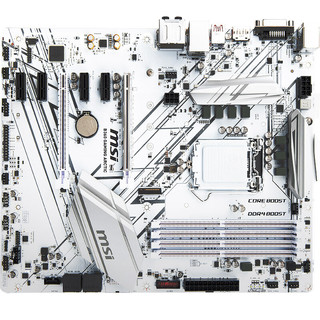 MSI 微星 Gaming B360 GAMING ARCTIC ATX主板（intel LGA1151、B360）