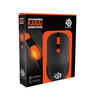 steelseries 赛睿 KANA v2 有线鼠标 4000DPI 黑色