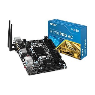 msi 微星 H170I PRO AC Mini-ITX主板（intel LGA1151、H170）