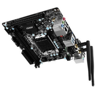 msi 微星 H170I PRO AC Mini-ITX主板（intel LGA1151、H170）