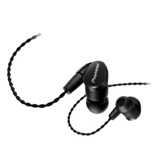 Pioneer 先锋 SE-CH5BL-K 入耳式挂耳式动圈有线耳机 黑色 2.5mm