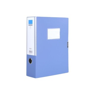 deli 得力 得力办公系列 5604 A4档案盒 蓝色 单个装