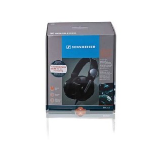 SENNHEISER 森海塞尔 HD215 耳罩式头戴式有线耳机 黑色 3.5mm