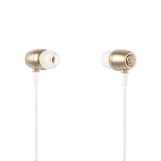 MOTOROLA 摩托罗拉 Earbuds Metal 入耳式有线耳机 金色 3.5mm