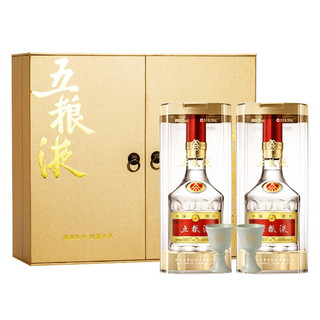 WULIANGYE 五粮液 普五 第八代 52%vol 浓香型白酒 500ml*2瓶 礼盒装