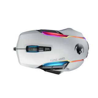 ROCCAT 冰豹 魔幻豹 KONE AIMO 艾摩大师版 有线鼠标 16000DPI RGB 白色