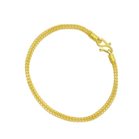 Chow Sang Sang 周生生 90193B 素圈足金手链 18cm 6.5g