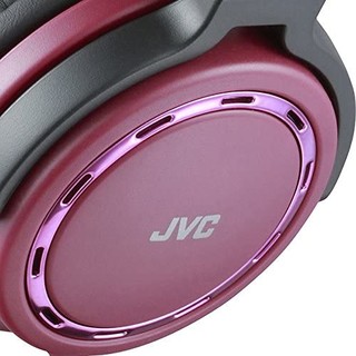 JVC 杰伟世 HA-S520-R 耳罩式头戴式有线耳机 黑色 3.5mm