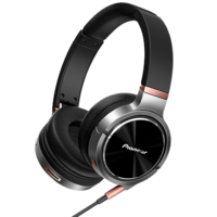 Pioneer 先锋 SE-MHR5 耳罩式头戴式动圈有线耳机 黑色 3.5mm