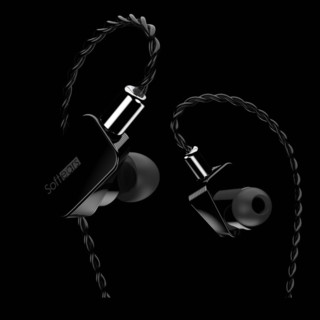 Softears 图灵 TURII 入耳式动圈有线耳机 黑色 3.5mm