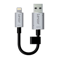 Lexar 雷克沙 C20I USB 3.1 U盘 银色 32GB USB/Lightning双口