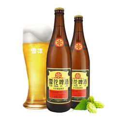 snowbeer雪花啤酒snowbeer经典沈阳老雪640ml12瓶经典醇厚大容量高