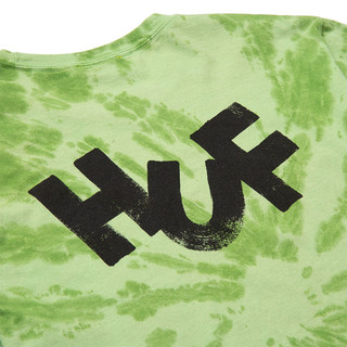 HUF HAZE BRUSH 男女款扎染短袖T恤 TS01383 绿色 XL