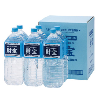 财宝 天然矿泉水 2L*6瓶