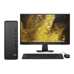 HP 惠普 小欧S01电脑主机 商务办公台式机 （i3-10105 8G 512GSSD WiFi Win11 五年上门） 21.5英寸显示器