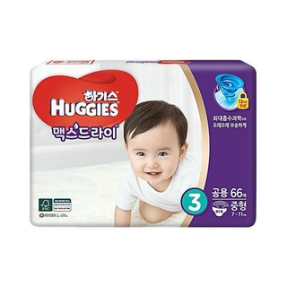 HUGGIES 好奇 超干爽系列 纸尿裤 M66片*4包