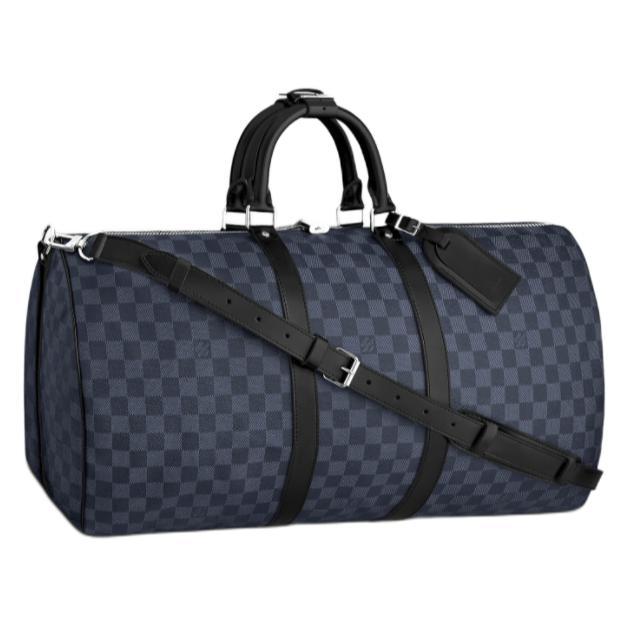 LOUIS VUITTON 路易威登 KEEPALL BANDOULIÈRE系列 旅行袋 N41356 蓝色 50