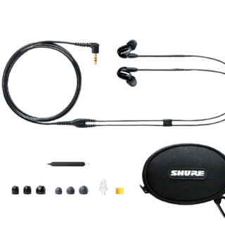 SHURE 舒尔 SE315 入耳式挂耳式动铁监听耳机 黑色