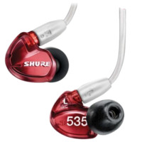 SHURE 舒尔 SE535 LTD 入耳式挂耳式动铁有线耳机 红色 3.5mm