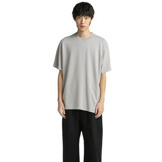 nice rice 男士圆领短袖T恤 NDX02003 烟灰 M