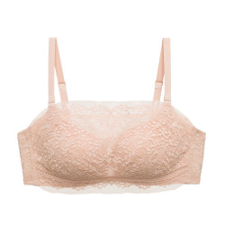 maniform曼妮芬性感蕾丝胸罩舒适减压内衣女无钢圈聚拢文胸