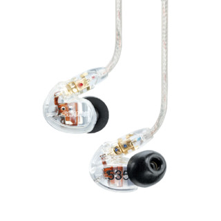 SHURE 舒尔 SE535 专业版 入耳式挂耳式动铁有线耳机 透明色 3.5mm
