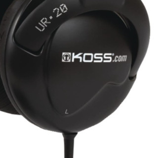 KOSS 高斯 UR20 耳罩式头戴式有线耳机 黑色 3.5mm