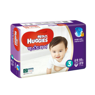 HUGGIES 好奇 超干爽系列 纸尿裤 M66片*2包