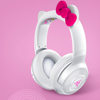 RAZER 雷蛇 Sanrio Hello Kitty限定款 耳罩式头戴式蓝牙耳机 白色