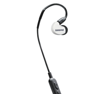 SHURE 舒尔 SE215-BT1 入耳式挂耳式蓝牙耳机 白色