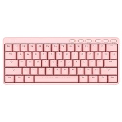 iKBC S200 mini 61键 2.4G无线机械键盘 粉色 ttc青轴 无光