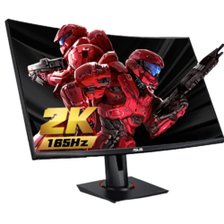 ASUS 华硕 TUF VG27WQ 27英寸电竞显示器 2K 165hz刷新率 HDR400