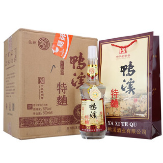 鸭溪窖 特曲 52%vol 浓香型白酒 500ml*6瓶 整箱装