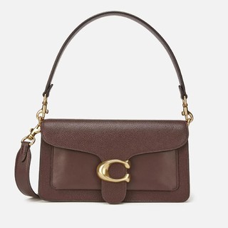 Coach Women's Mixed Leather Tabby Shoulder Bag 26 - Oxblood