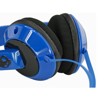 Skullcandy Uprock2.0 压耳式头戴式有线耳机 蓝色 3.5mm