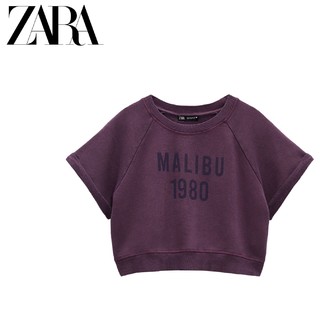 ZARA  05643304610 女士绒布短上衣