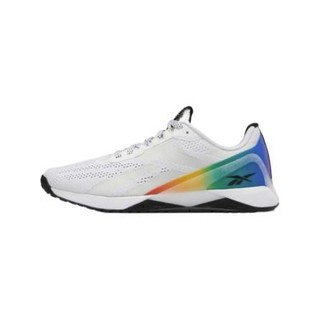 Reebok 锐步 Nano XI Pride 中性训练鞋 GY7608 白色/绿色/蓝色 37.5