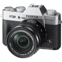 FUJIFILM 富士 X-T20 APS-C画幅 微单相机 银色 EBC XC 16-50mm F3.5 OIS II 变焦镜头 单头套机