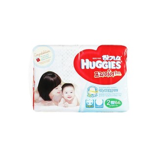 HUGGIES 好奇 3D Plus Premier系列 纸尿裤 S64片 男宝宝