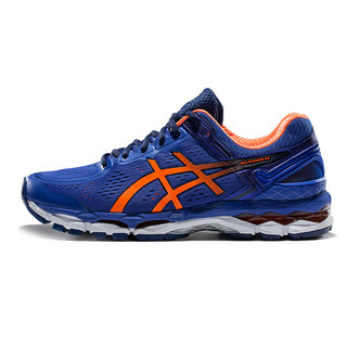 ASICS 亚瑟士 Gel-Kayano 22 男子跑鞋 T547N-5093 蓝色/橘色 41.5