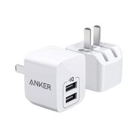 Anker 安克 A2620 手机充电器 双USB-A 12W 白色