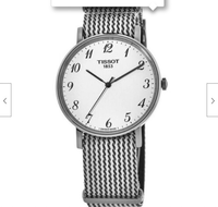 TISSOT天梭 Everytime White Dial 38 mm Watch 中性手表
