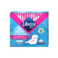 88VIP：薇尔 Libresse 舒适V感极薄棉柔卫生巾 日用24cm*10片*4包