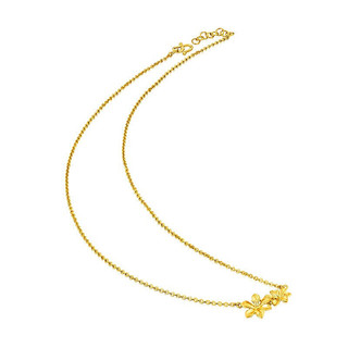 LUKFOOK JEWELLERY 六福珠宝 GMGTBN0009A 栀此一生足金项链 40cm 4.58g