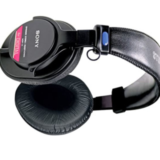 SONY 索尼 MDR-V6 耳罩式头戴式有线耳机 黑色 3.5mm