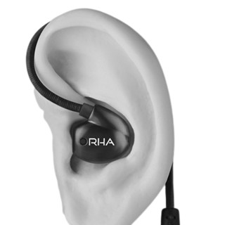 RHA T20i 入耳式挂耳式有线耳机 黑色 3.5mm