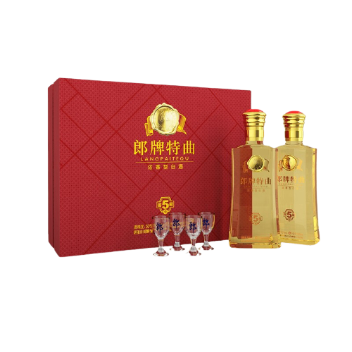 langjiu 郎酒 郎牌特曲 窖藏5号 50%vol 浓香型白酒 500ml*2瓶 礼盒装