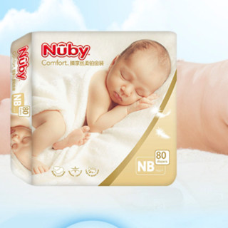 Nuby 努比 臻享丝柔系列 铂金装纸尿裤 NB80片